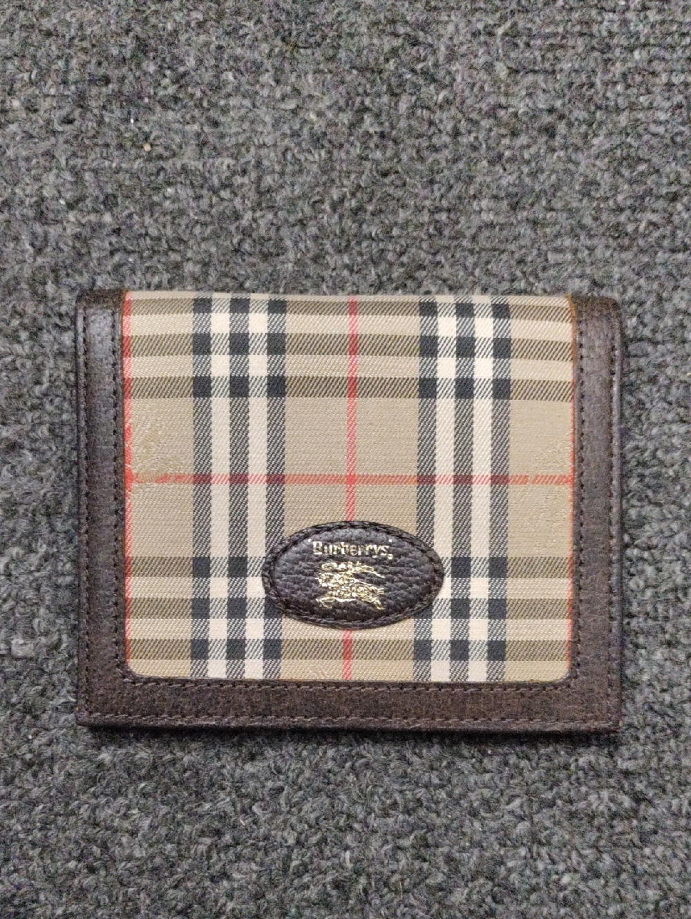 Burberry's "Nova Check" Bifold Wallet